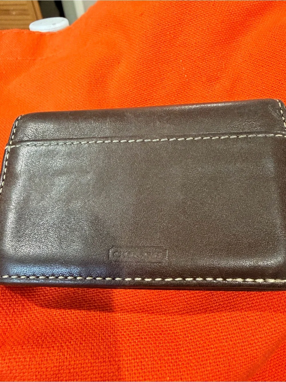 Coach SoHo collection unisex card case.